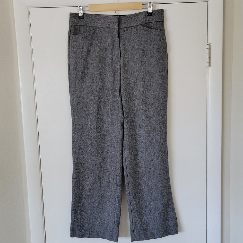 Dana Buchman soft gray trouser pants, size 8